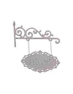 Plaque Welcome suspendue