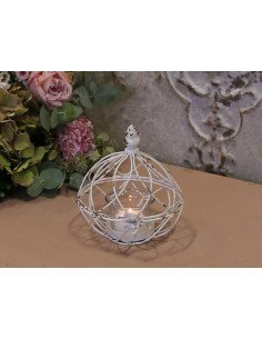 Photophore fil de fer antique