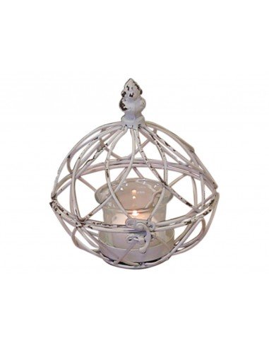 Photophore fil de fer antique