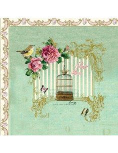 Serviettes la cage à oiseau