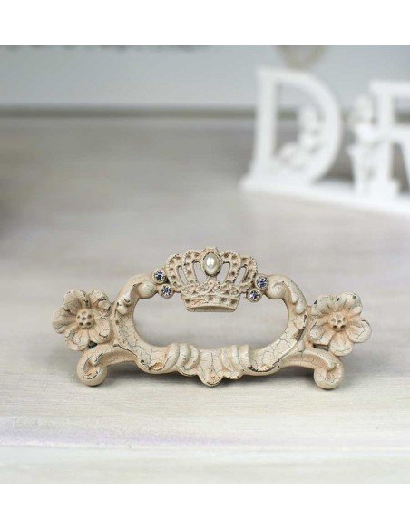 Bouton de porte la couronne