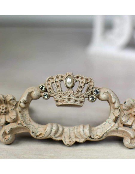 Bouton de porte la couronne