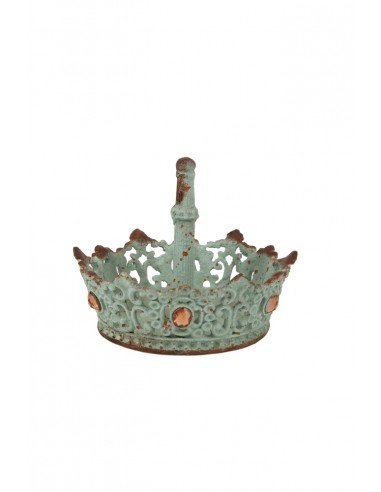 Porte bagues couronne turquoise