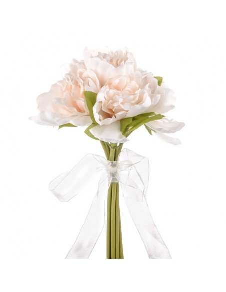 Bouquet de pivoines ivoire