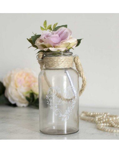 Bocal décoratif avec corde