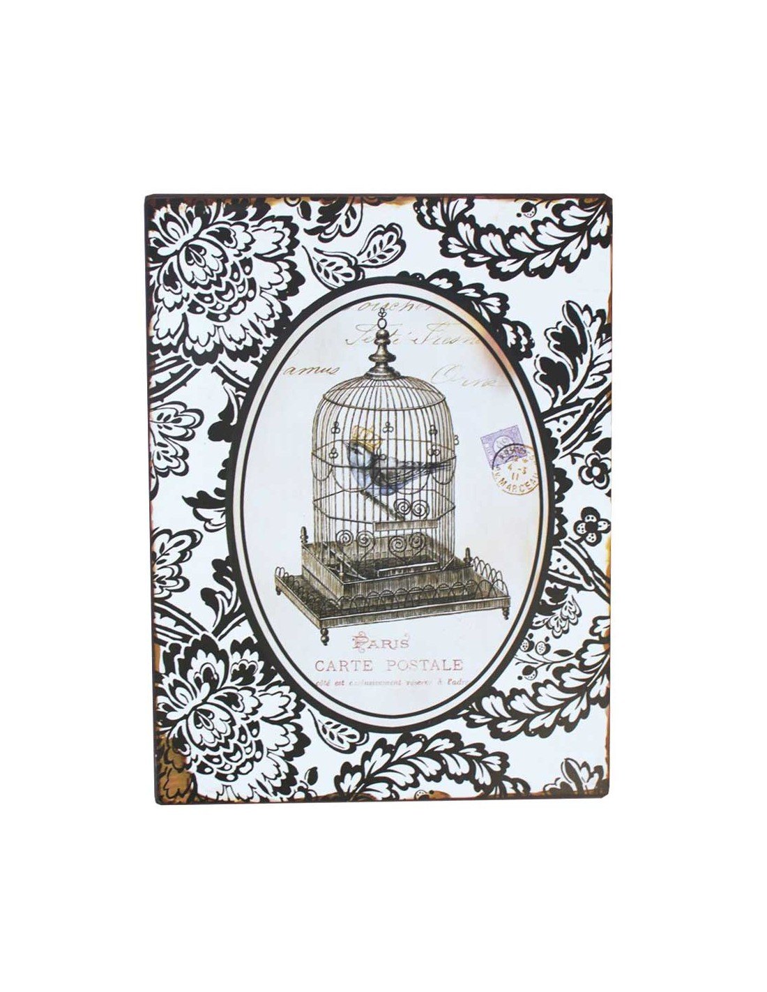 Plaque De Rue Rétro En Métal - Décoration Murale Vintage 40x10 Cm, Style Vieilli