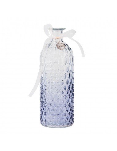 Bouteille Love verre bleuté