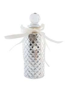 Bouteille coeur et perle 2