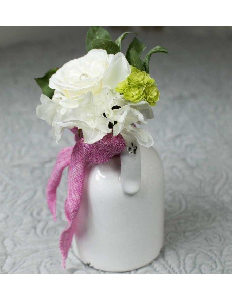 Bouquet de mariée ivoire avec perle