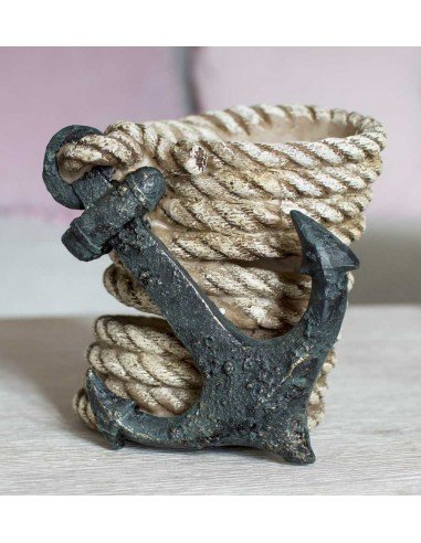 Porte bouteille l'ancre et la corde