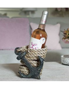 Porte bouteille l'ancre et la corde