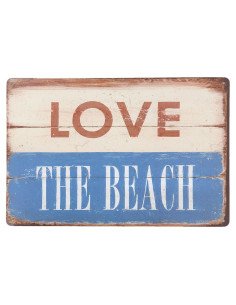 Plaque murale Love The Beach