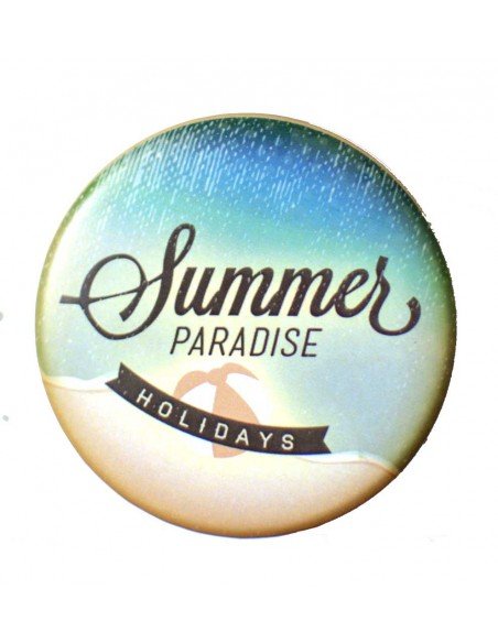 Bouton de tiroir abs sérigraphié Summer