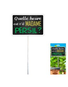 Plaque jardin Persil