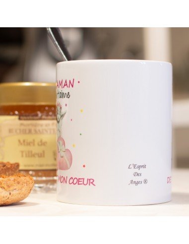 Tasse-Mug Maman Je T'Aime de Tout Mon Coeur Pour La Meilleure Des Mamans