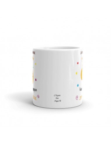 Tasse-Mug Humour Quand Je Me Compare Je Me Console Céramique Blanche 350 ml Ø 8.2 cm Haut 9.8 cm