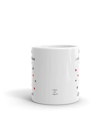 Tasse-Mug Amitié -Une Amie c'est Aussi Précieux Que La Vie-- Idée Cadeau Mug Amie Femme Original Anniversaire 