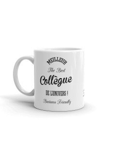 Tasse-Mug Collègue-Meilleur Collègue de l'Univers- Idée Cadeau Collègue de Travail Entreprise Nouveau Job 2