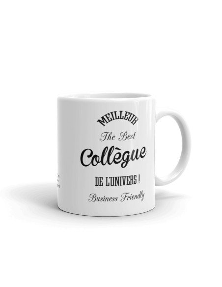 Tasse-Mug Collègue-Meilleur Collègue de l'Univers- Idée Cadeau Collègue de Travail Entreprise Nouveau Job