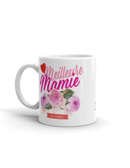 Tasse-Mug Mamie-Meilleure Mamie du Monde- Idée Cadeau Mamie Original Anniversaire Fête des Grands Mères Noël 