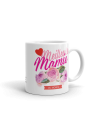 Tasse-Mug Mamie-Meilleure Mamie du Monde- Idée Cadeau Mamie Original Anniversaire Fête des Grands Mères Noël 