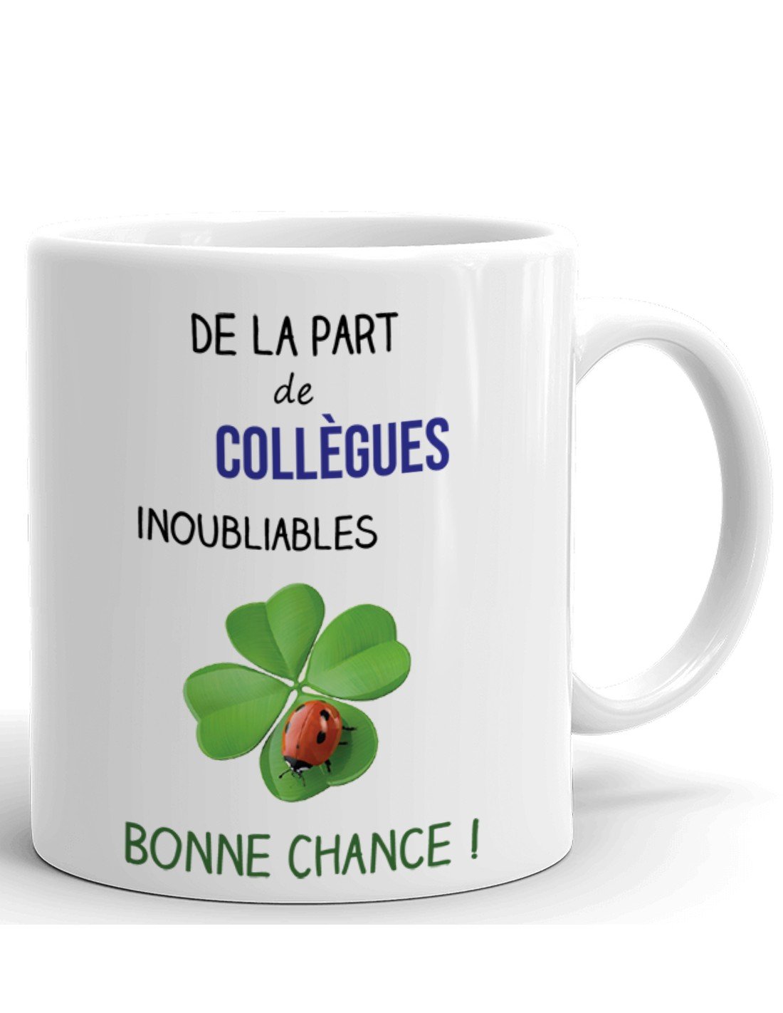 Tasse collegue de travail Cadeau départ collègue Bonne Chance Pour Trouver  de Meilleurs Collègues Que Nous idée Cadeau drole Pot de depart mutation  reconversion retraite collègue bureau entreprise