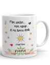 Tasse-Mug Papa Ma Bonne Étoile - Idée Cadeau Papa Original Anniversaire Fête de Pères Noël 