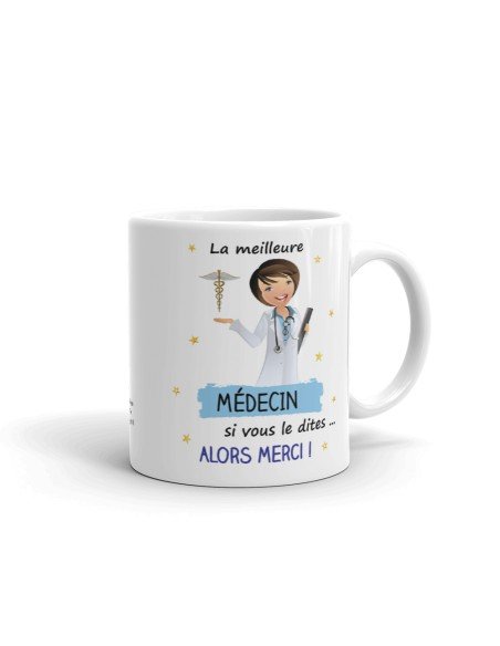 Tasse Mug - Meilleure Médecin du Monde - Idée Cadeau  Collègue de Travail Médical