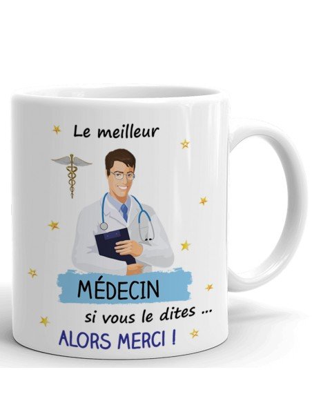 Tasse Mug - Meilleur Médecin du Monde - Idée Cadeau  Collègue de Travail Médical
