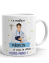 Tasse Mug - Meilleur Médecin du Monde - Idée Cadeau Collègue de Travail Médical