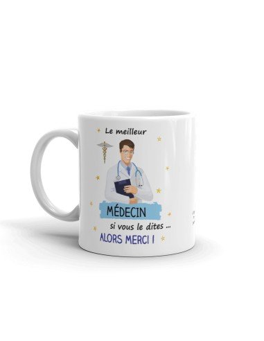 Tasse Mug - Meilleur Médecin du Monde - Idée Cadeau  Collègue de Travail Médical