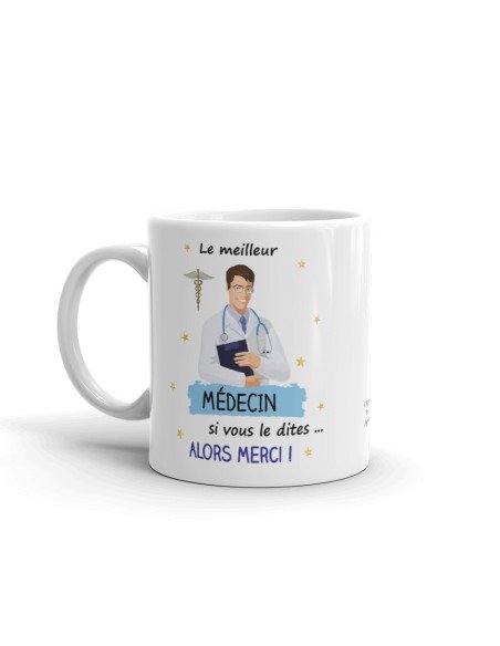 Tasse Mug - Meilleur Médecin du Monde - Idée Cadeau  Collègue de Travail Médical