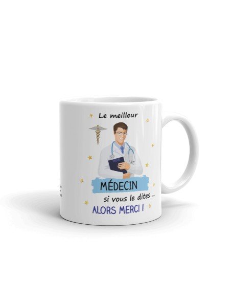 Tasse Mug - Meilleur Médecin du Monde - Idée Cadeau  Collègue de Travail Médical