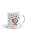 Tasse-Mug Meilleure Amie Cadeau-Une Amie La Chose La Plus Chouette De La Vie-- Idée Original Anniversaire Femme 