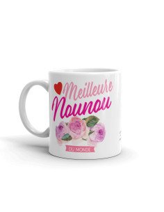 Mug Nounou Cadeau-Meilleure Nounou du Monde- Original Personnalisé Geniale Anniversaire Fête Noël  2