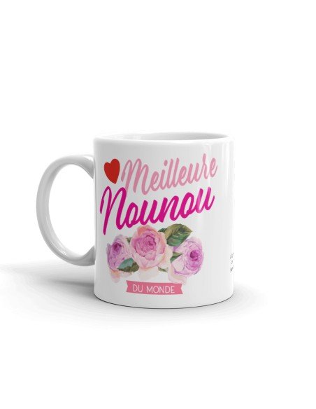 Mug Nounou Cadeau-Meilleure Nounou du Monde- Original Personnalisé Geniale Anniversaire Fête Noël 