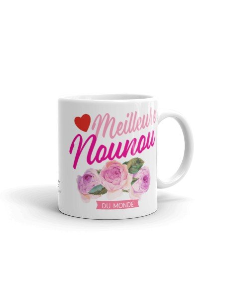 Mug Nounou Cadeau-Meilleure Nounou du Monde- Original Personnalisé Geniale Anniversaire Fête Noël 