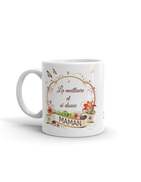 Mug Maman Meilleure et si Douce - Idée Cadeau Maman Original Anniversaire Fête de Mères Noël 