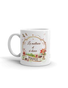 Mug Mamie Meilleure et si Douce - Idée Cadeau Original Anniversaire Fête de Mères Noël  2