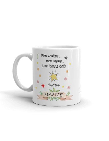 Tasse-Mug Mamie Ma Bonne Étoile - Idée Cadeau Mamie Original Anniversaire Fête de Mères Noël 