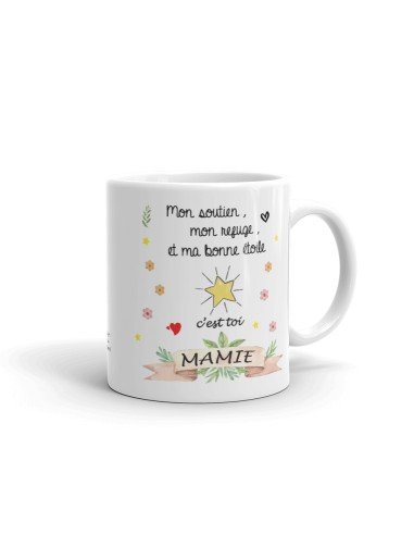 Tasse-Mug Mamie Ma Bonne Étoile - Idée Cadeau Mamie Original Anniversaire Fête de Mères Noël 