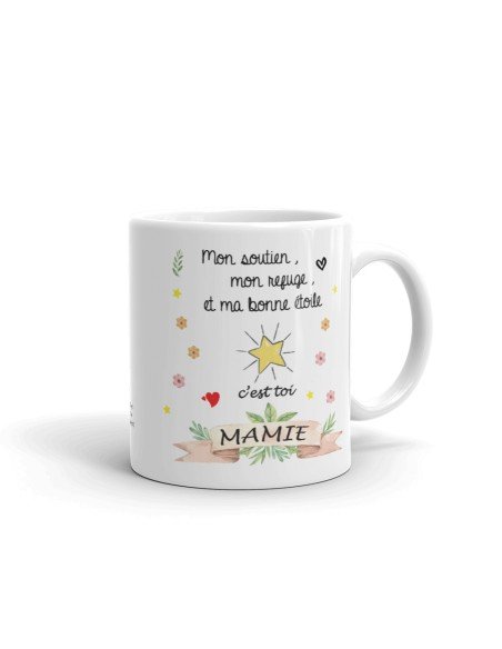 Tasse-Mug Mamie Ma Bonne Étoile - Idée Cadeau Mamie Original Anniversaire Fête de Mères Noël 