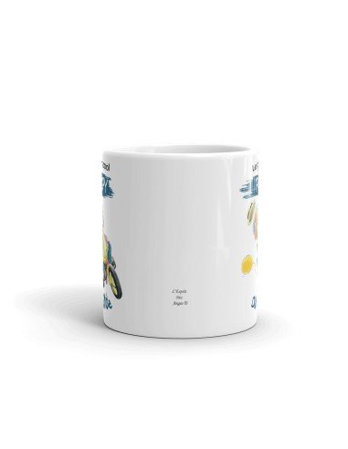 Tasse-Mug Cadeau Papy Le Plus Cool Du Monde Idée Originale Humour Personnalisé Anniversaire Fête des Grands Pères Noël 