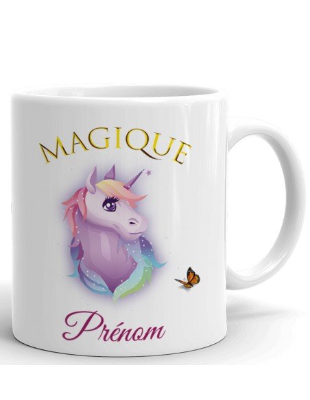Licorne Mug - Magique comme nos rêves - Idée Cadeau Personnalisé Original Anniversaire Fête Ami et Famille
