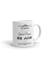 Tasse-Mug Personnalisable Cadeau Anniversaire Femme Homme de 0 à 100 Ans et Plus Original