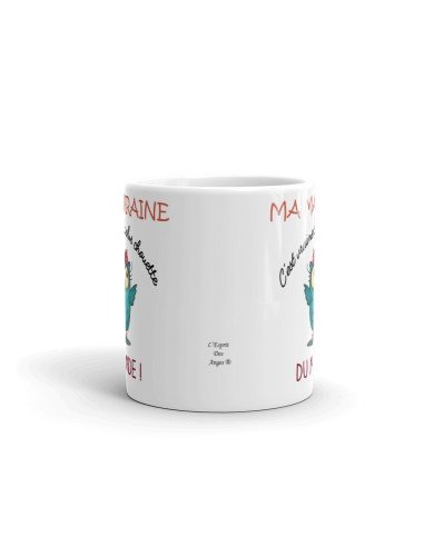 Tasse Mug - Ma Marraine C'est vraiment La Plus Chouette Du Monde - Idée Cadeau Original Marraine Anniversaire