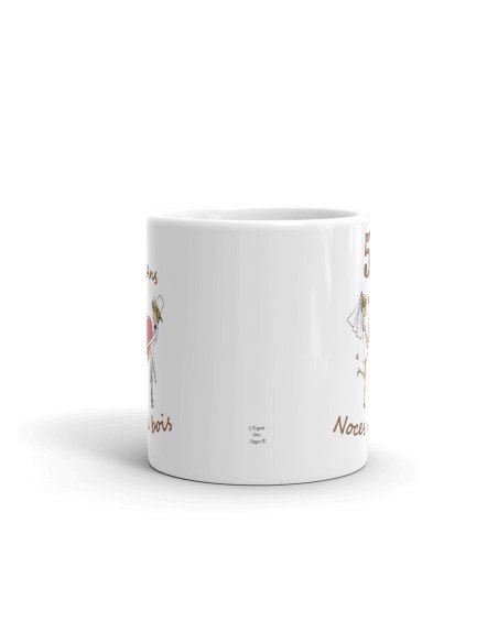 Tasse-Mug Cadeau Anniversaire 5 Ans de Mariage Noce de Bois Original Amour Couple Romantique