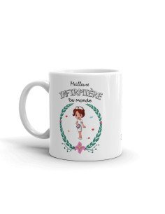 Tasse Mug Cadeau Infirmière - Meilleure Infirmière du Monde - Idée Collègue de Travail Médical 2