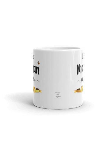 Tasse Mug Cadeau Belle Mère - Belle Maman en Or - Idée Originale