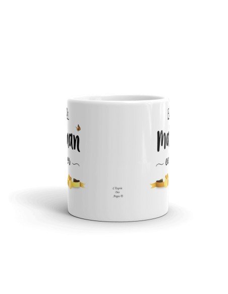 Mug En Céramique La Plus Belle Maman - Fête Des Mères Ou Anniversaire Maman - 33 Cl, Céramique - Imprimé En France